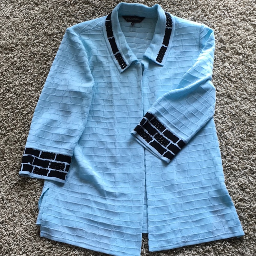 Elegant Ming Wang open sweater